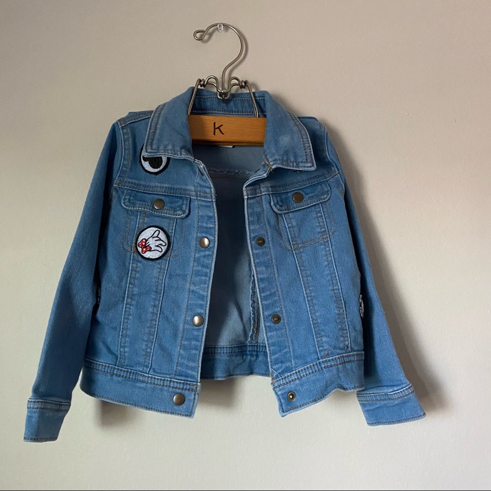 Disney Minnie Mouse Tutu Couture Patch Jean Jacket